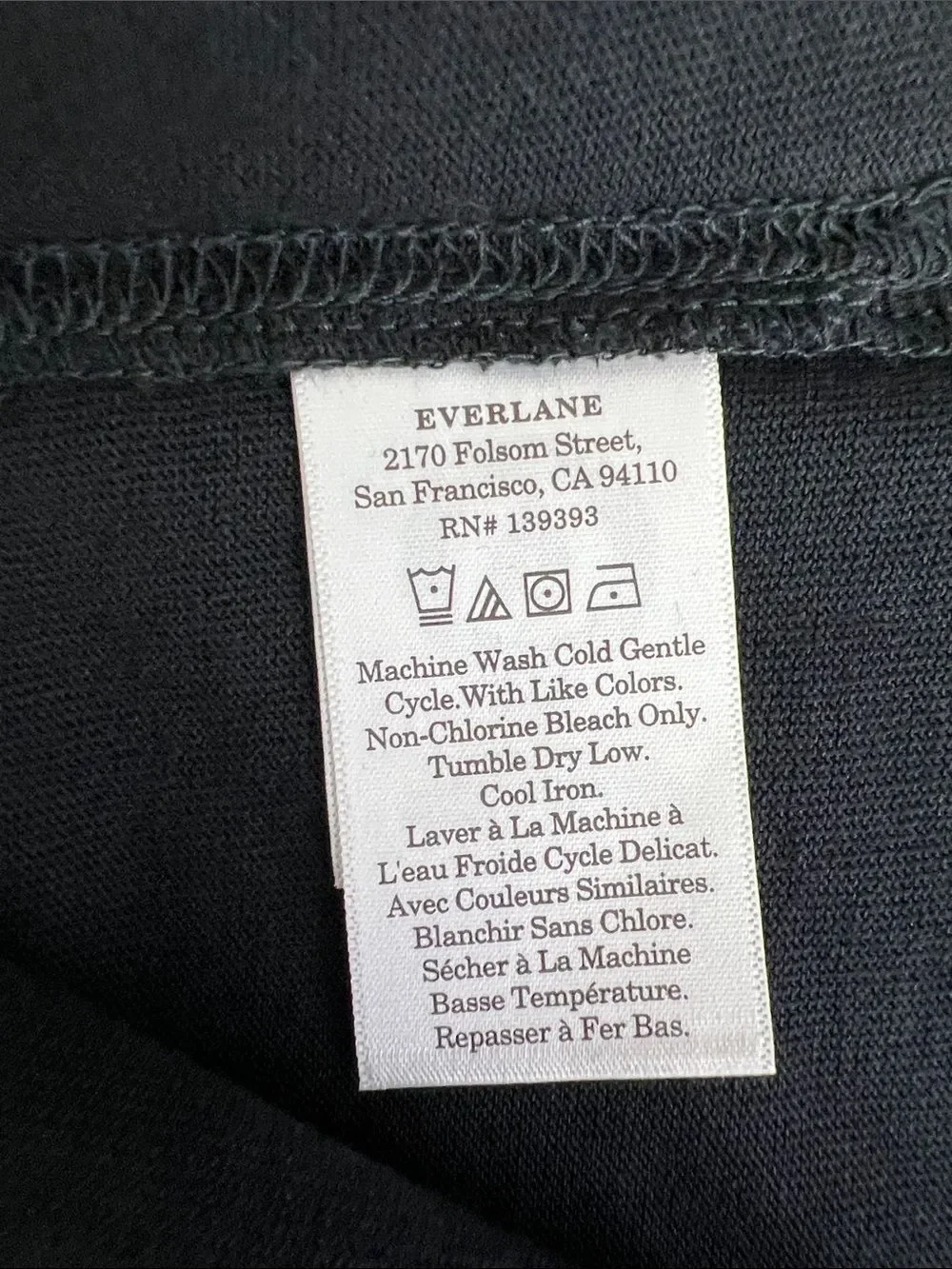 New Everlane THE MARINER TANK in Black Size S